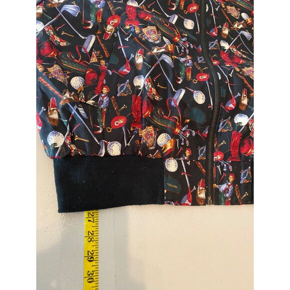 The Shell Game Golf-Themed Bomber Jacket Size XL - Picture 5 of 9